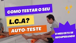 Auto teste de LCA após machucar o joelho [upl. by Maureene]