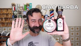 TAGLIO LA BARBA DI UN MESE CON IL MANO LIBERA CON LA LINEA THE VINTAGE CLUB [upl. by Jeb]