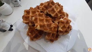 Recette de Gaufres de Liège [upl. by Nirehtac]