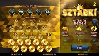 Gierki Lotto 11 🎲 Sztabki 👉 Gram za 100 zł 💰 Idziemy Na Rekord 044 🏆 [upl. by Frederico]