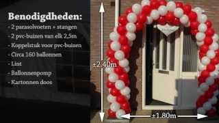 Zelf een ballonnenboog maken [upl. by Corbet]