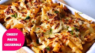 Cheesy Pasta Bake  Pasta Casserole  Ramadan Recipes [upl. by Ahtebbat]