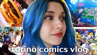 TORINO COMICS VLOG Anime Merch Zona Rossa e 1°volta sul Palco [upl. by Alwyn60]