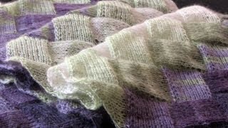 Learn to Knit Entrelac Part Two [upl. by Nnaeed]