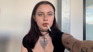 ASMR smoking a cigarette [upl. by Oam]