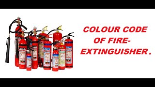 Colour code of Fire extinguisher  Colour code of Fire Extinguisher [upl. by Fanchet]