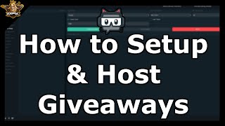 StreamLabs Chatbot  How to Setup amp Host GIVEAWAYS  Fast amp Easy [upl. by Bucky843]