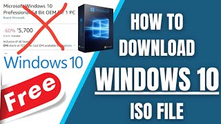 Windows 10 Download Disc ISO File  Windows 10 Download Free 2024 [upl. by Hortensa]