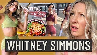 We need to talk about Whitney Simmons Diet again IS THIS ENOUGH [upl. by Gayelord]