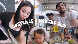 HAPPY 9 MONTHS AUSTEN MARUNONG NA SYANG MAGALIT 😂 NAG DATE ANG MAG ASAWA🫶🏼 [upl. by Kama]