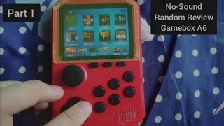 GAME BOX A6  RETRO HANDHELD REVIEW [upl. by Scribner17]