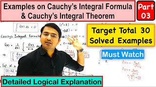 Examples on Cauchy Integral Formula amp Cauchy Integral Theorem Part3 [upl. by Wilder782]