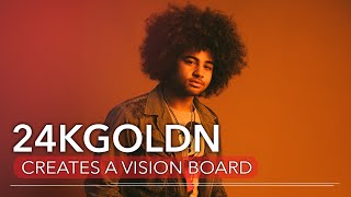 24kGoldn Talks quotClarityquot amp Creates A Vision Board [upl. by Bourne]