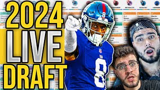 A WILD Fantasy Football Draft wRonStewart [upl. by Atile484]