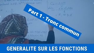 Généralité sur les fonctions  correction dun devoir surveillé  exercices corrigés  Part 2  tcs [upl. by Rimas]