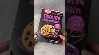 Dr Oetker Çikolatalı Kurabiye denedim 🍪 I tried Dr Oetkers chocolate chip cookies🍪 [upl. by Fennell]