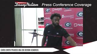 Chris Smith praises Georgia defensive back Derion Kendrick [upl. by Tarryn981]