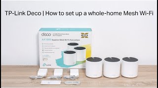 How to Set up TPLink Whole Home Mesh WiFi 6 System [upl. by Wojak]