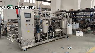 2TPH high configurations aseptic tubular uht sterilizer for fruit juice [upl. by Dolorita]