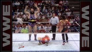 A mystery man attacks Earthquake Superstars March 23 1991 [upl. by Wenz]