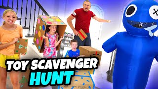 Rainbow Friends in Real Life Steal Our Surprise Eggs Toy Scavenger Hunt [upl. by Oliva252]