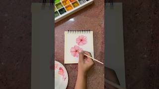 Easy gouache painting explore satisfying art gouachepainting gouache satisfying tutorial [upl. by Ecinrev]