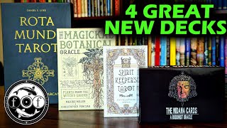 4 GREAT New Decks Rota Mundi Magickal Botanical  Spirit Keepers Tarot SKT Nidana Cards [upl. by Gnues358]