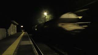 Network Rail 97304 and 302 Storm through YORTON on 6T75 [upl. by Htnicayh]