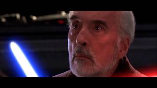 ObiWan Kenobi and Anakin Skywalker vs Count Dooku  Revenge of the Sith [upl. by Heidie]