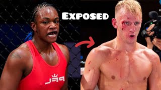 Pro Female Boxer Clarissa Shields Gets KNOCKED OUT By Man [upl. by Dahij535]