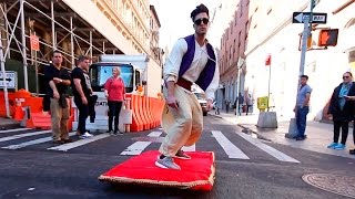 ALADDIN MAGIC CARPET PRANK [upl. by Eve596]