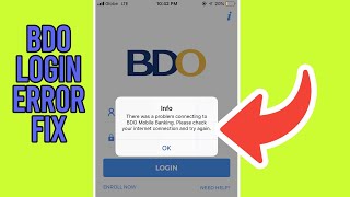 How can we Fix BDO Online Banking Error 100 fix 2024 [upl. by Cyrie703]