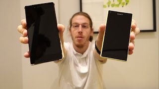 Hands on Présentation du Xperia Z5 Compact et du Xperia Z5 Premium [upl. by Cirtemed]