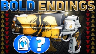 How Good is Bold Endings Stasis Heavy Burst Hand Cannon  Destiny 2 The Final Shape [upl. by Yaffit]