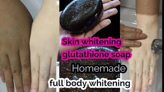 Permanent skin whitening glutathione soap TamilHomemade glutathione soapskin whiteningHerbal soap [upl. by Toshiko]