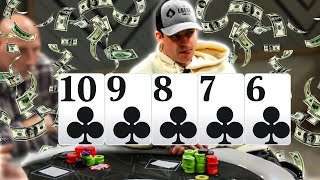 STRAIGHT FLUSH QUADS Team Poker Showdown [upl. by Chuah]