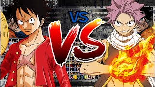 Mugen Luffy vs Natsu [upl. by Urbani855]