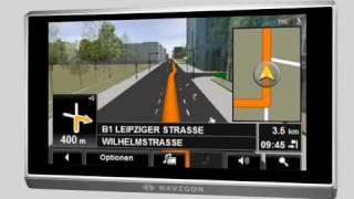 NAVIGON 8410 und 8450 Live mobiles GPS Navigationssystem DE [upl. by Aleit]