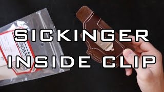 Holster Sickinger Inside Clip  Review Deutsch [upl. by Zetrom]