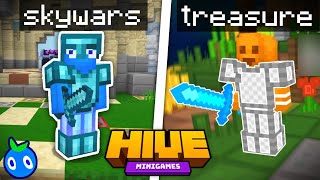 The ULTMATE Hive Skywars amp Hive Treasure Wars 1v1 [upl. by Kerad]