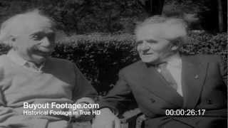 HD Stock Footage BenGurion Meets Einstein 1951 Newsreel [upl. by Trela560]