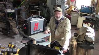 Review of Hypertherm 45 XP plasma cutter at VSTA 2024 Jonathan Chandler [upl. by Hollah]