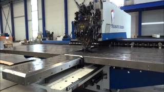 TRUMPF Stanzmaschine  punching machine TC 5000 R  1600 [upl. by Lladnew]