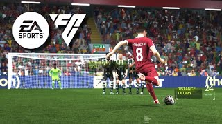 EA SPORTS FC 24  Dominic Szoboszlai Stunning Freekick for Liverpool [upl. by Tiffanle181]