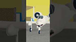 PTFS FACTS  A10 Warthog Roblox roblox ptfs aviation [upl. by Dyraj]