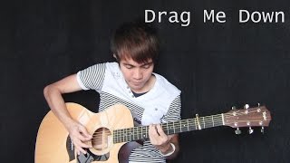 Drag Me Down  One Direction 1D fingerstyle guitar cover  Free Tabs [upl. by Naul]