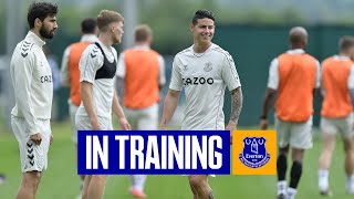 RAFAEL BENITEZS FIRST EVERTON TRAINING SESSION [upl. by Aloysia]