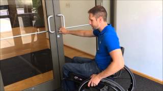 Opening Doors From a Wheelchair [upl. by Theobald]