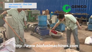 GEMCO Biomass Small Pellet Mill Make Your Own Fuel Pellets At Home [upl. by Okim]