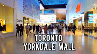 Toronto Yorkdale Shopping Centre Mall Toronto Canada 4k [upl. by Mulligan]